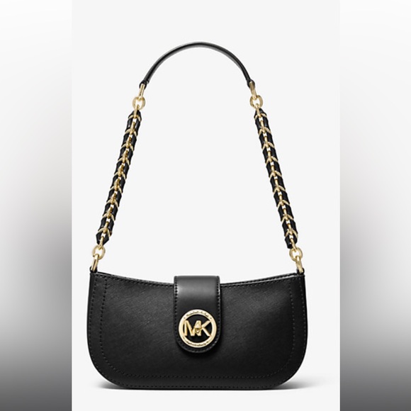 Michael Kors Carmen handbag with chain and leather strap - Picture 1 of 16
